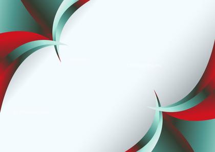 Red and Blue Wavy Background with Space for Your Text Design