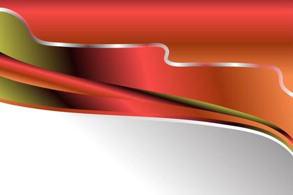 Free Download Red and Green Wave Background with Copy Space for Your Text
