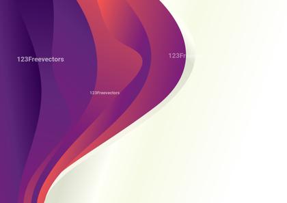 Abstract Wavy Color Gradient