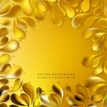 Abstract Orange Arc Drops Background
