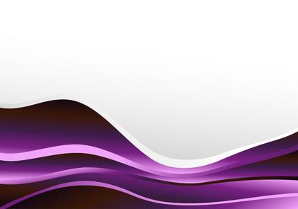 Wavy Purple and White Design