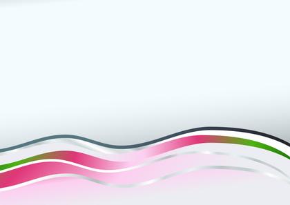 Free Download Pink Green and White Wave Background Template with Space ...