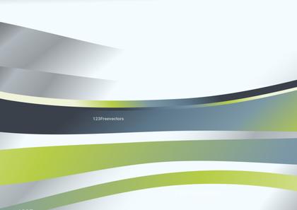 Blue Green and Grey Wavy Background with Space for Your Text Illustration