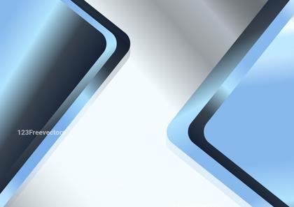 Abstract Blue Geometric Design