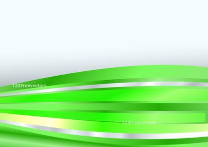 Green Wave Background