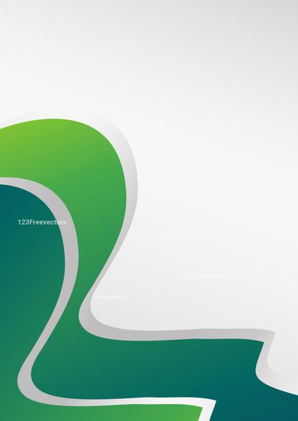 Green Wave Background