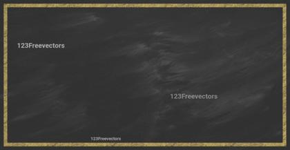Chalkboard With Golden Border