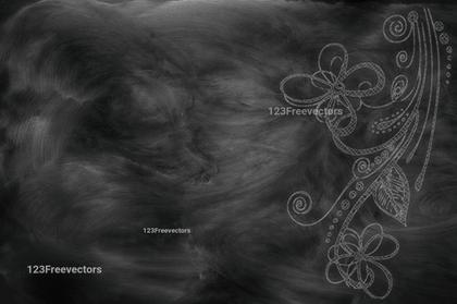 Chalkboard Floral Design
