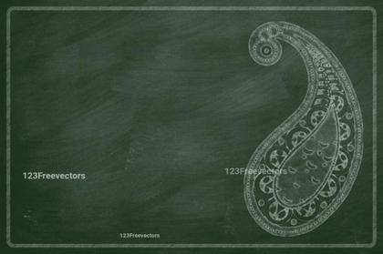 Chalkboard Paisley