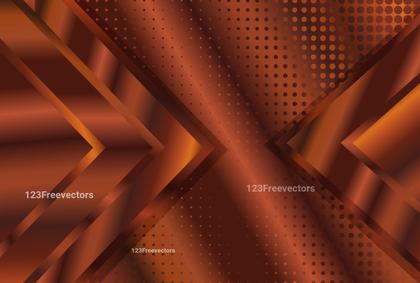 Abstract Dark Orange Gradient Arrow Background with Dot Background