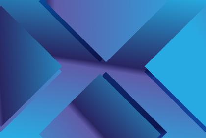 Geometric Blue Overlap