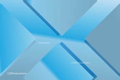 Blue Geometric Abstraction