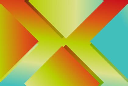 Free Download Blue Green and Orange Abstract Gradient Triangle Arrow ...