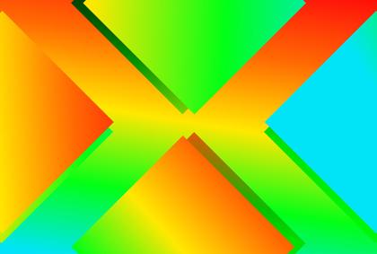 Free Download Blue Green and Orange Abstract Gradient Triangle Arrow ...