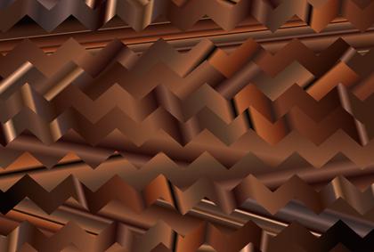 Coffee Brown Gradient Zig Zag Pattern Background Design