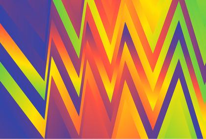 Blue Green and Orange Gradient Chevron Background Vector Art