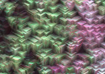 Vibrant Fusion: A Creative Collection of Pink and Green Designs