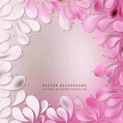Abstract Light Pink Arc-Drop Background