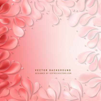 Abstract Light Pink Arc-Drop Background Design