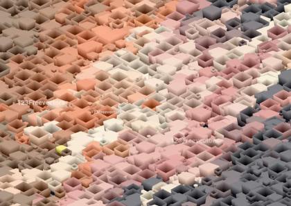 Cubes Abstract Composition