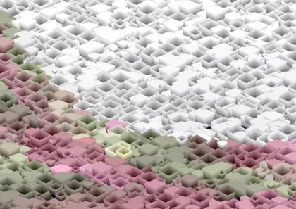 Abstract Cubes Composition