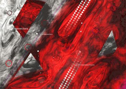 Abstract Red and Gray Composition