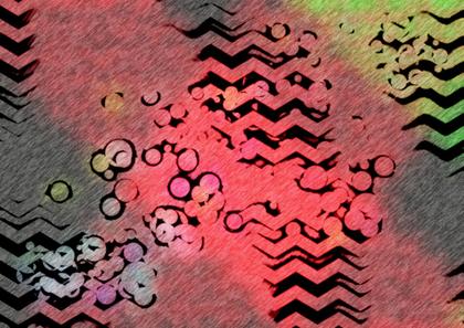 Abstract Zigzag Circles