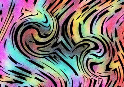 Colorful Swirls and Lines
