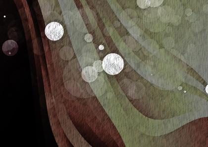 Abstract Wavy Lines and Circles