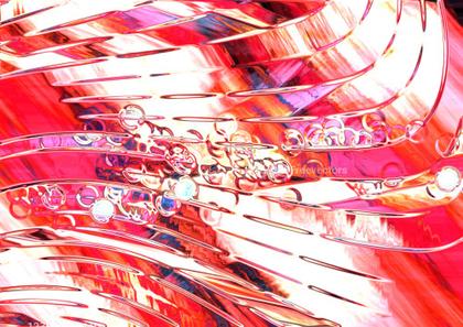 Abstract Red Bubbles