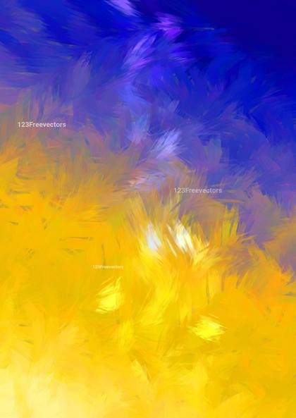 Abstract Brushstroke Canvas