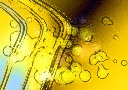 Golden Abstract Composition