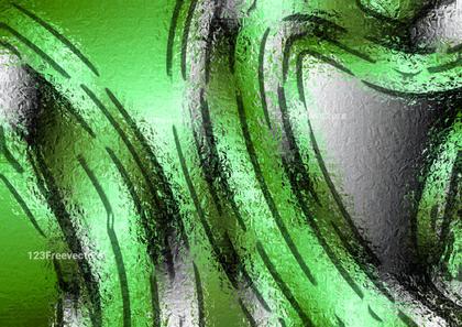 Abstract Green Swirls