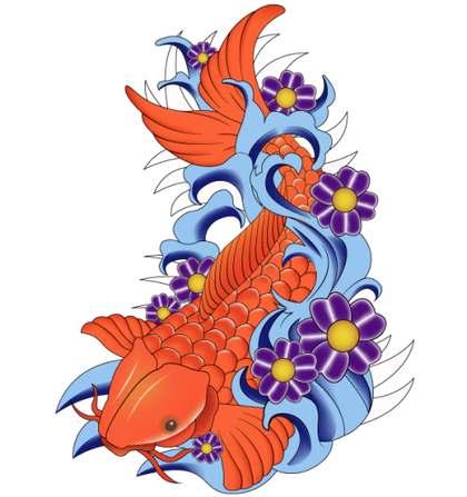 Free Japanese Koi Fish Vector Art