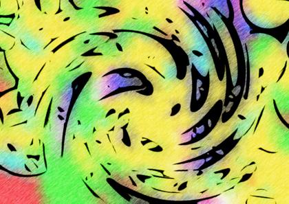 Swirling Abstract Composition