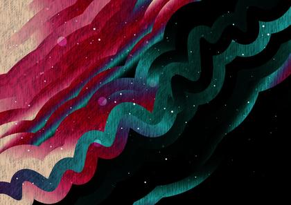 Abstract Wavy Lines