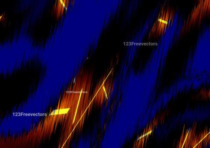 Abstract Blue and Gold Lines