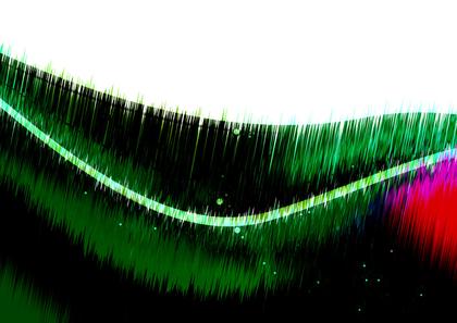 Abstract Green Curve