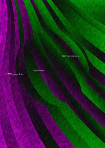 Abstract Green and Purple Stripes