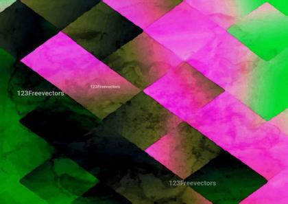 Abstract Diagonal Pink and Green
