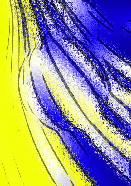 Abstract Blue and Yellow Lines