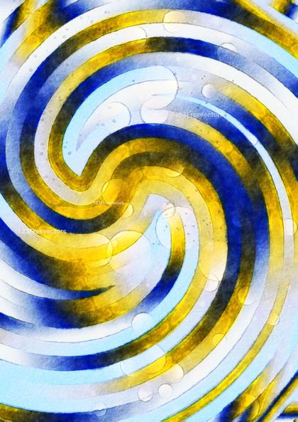 Swirling Watercolor Design
