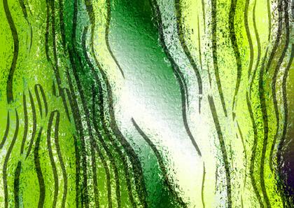 Abstract Green Swirls