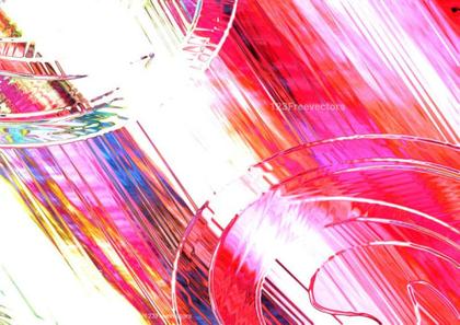 Abstract Red and Pink Swirls
