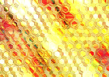 Abstract Honeycomb Pattern