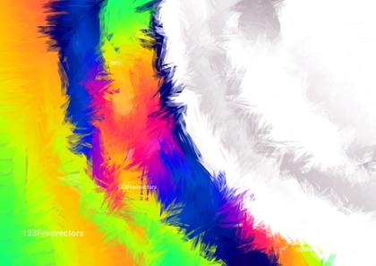 Colorful Brushstroke Abstract