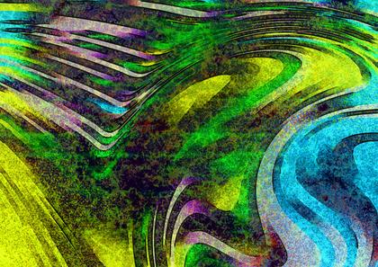 Swirling Colors Abstract