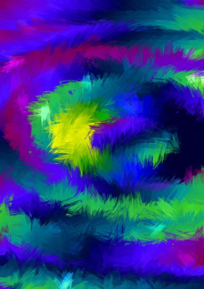 Swirling Color Burst