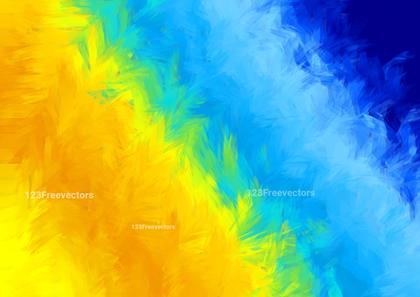 Abstract Brushstroke Composition