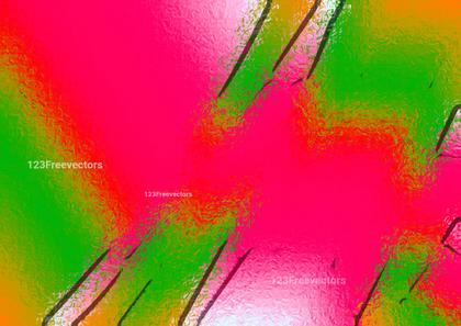 A Collection of Vibrant Green Orange and Pink Designs